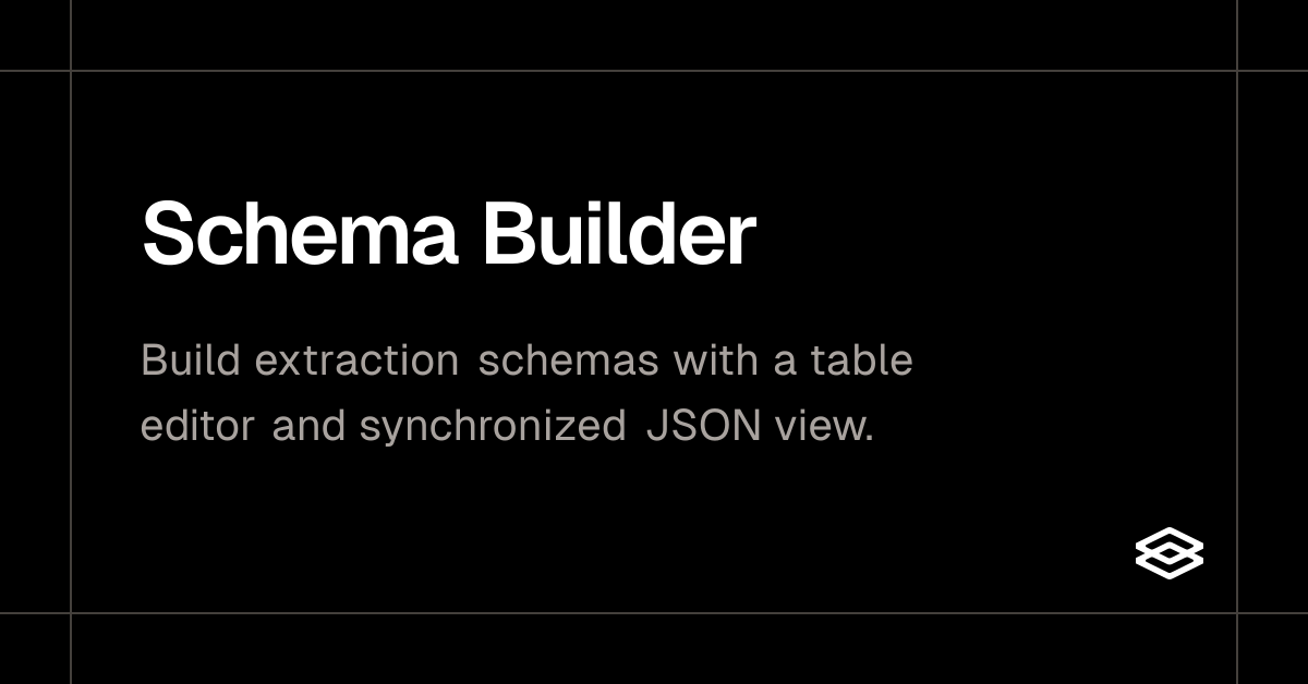 Schema Builder - Extend UI